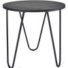 Home Living Anko Living Room Furniture | Noir Round Side Table