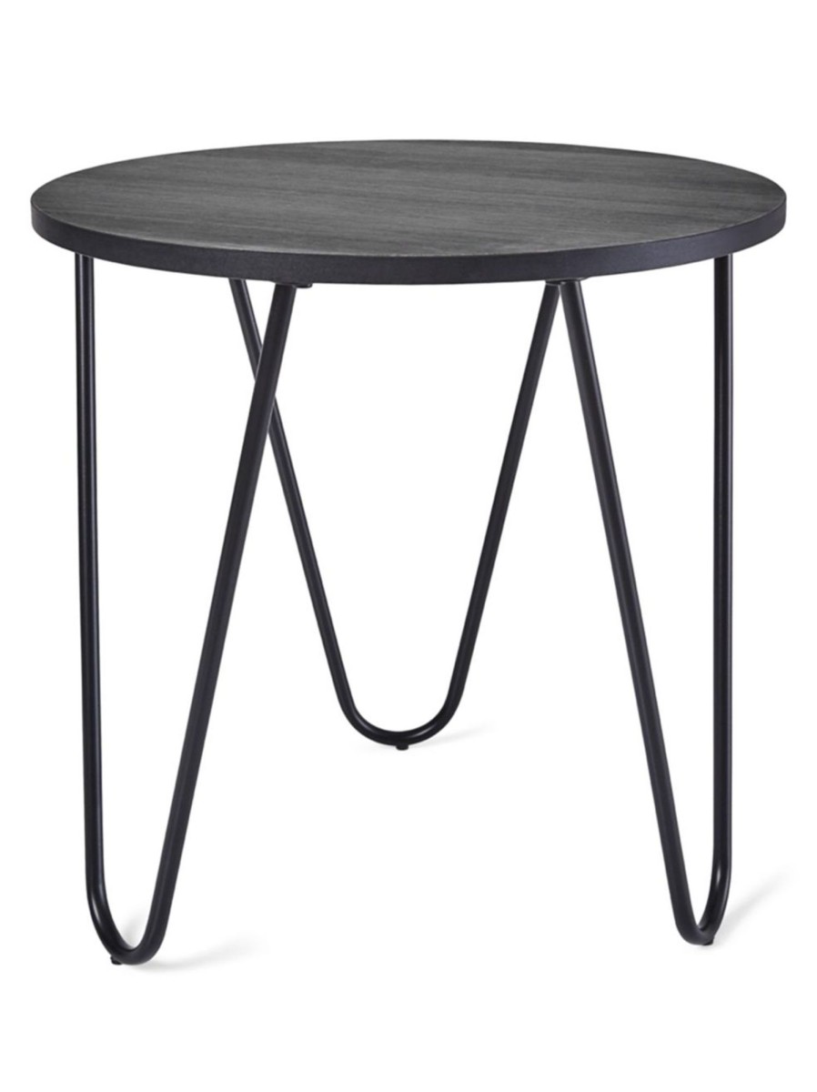 Home Living Anko Living Room Furniture | Noir Round Side Table