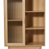 Home Living Anko Home Office Furniture | Fluted Glass Cabinet