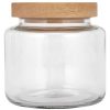 Home Living Anko Utensils & Organization | 550Ml Glass Jar With Wood Lid