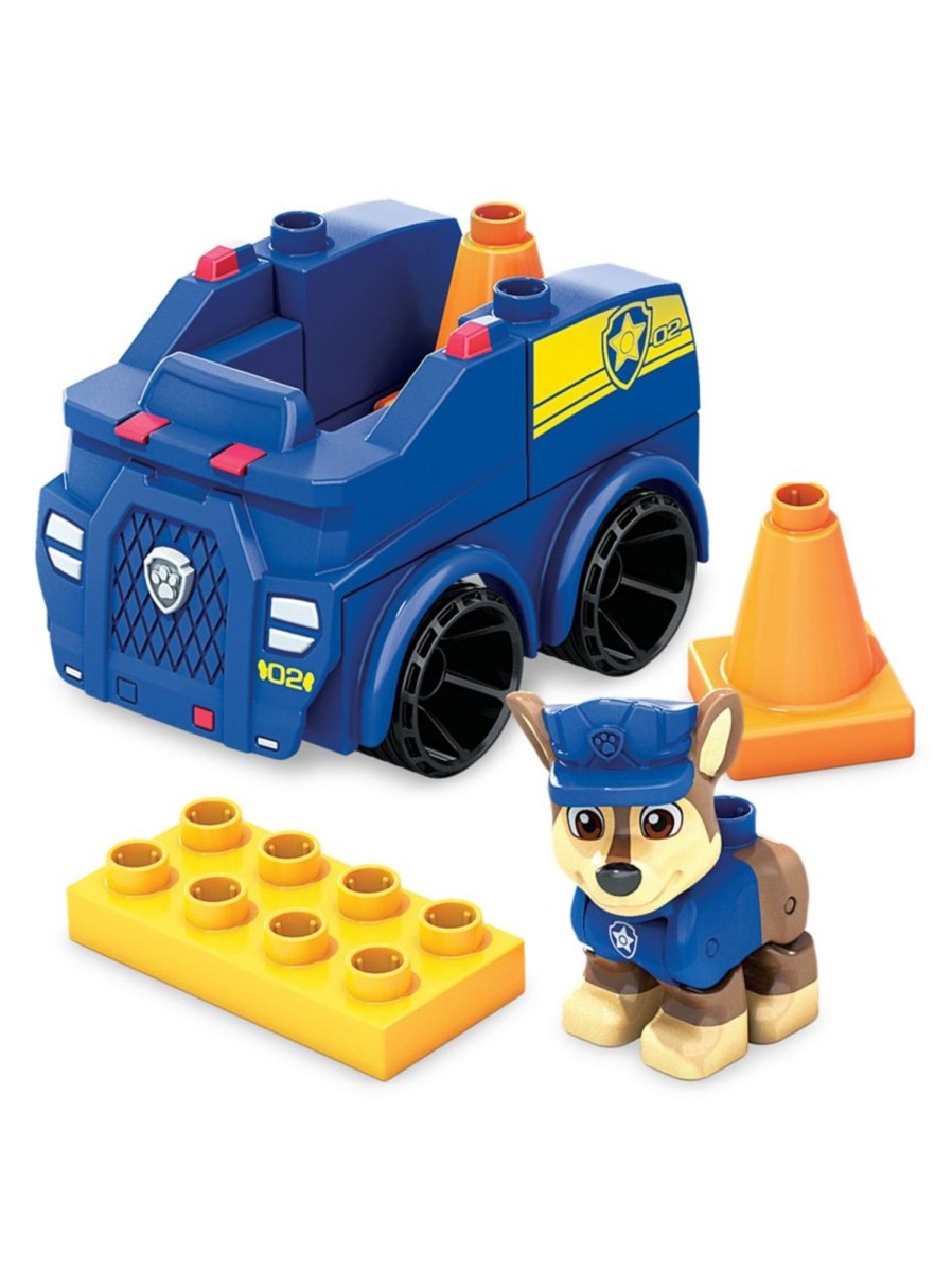 Toys Paw Patrol Building Blocks & Sets | Mega Bloks Chase'S Patrol Car