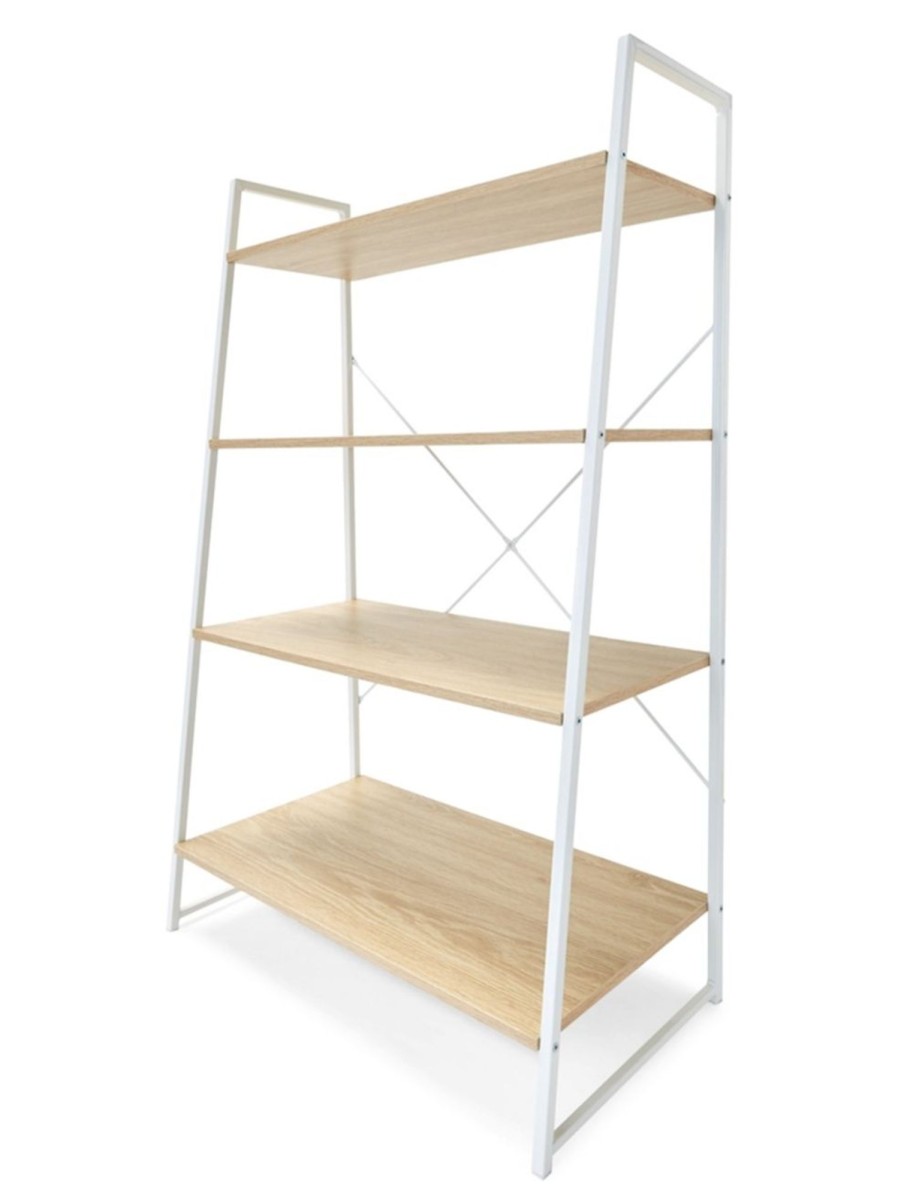 Home Living Anko Home Office Furniture | Scandi Ladder 4-Tier Bookshelf