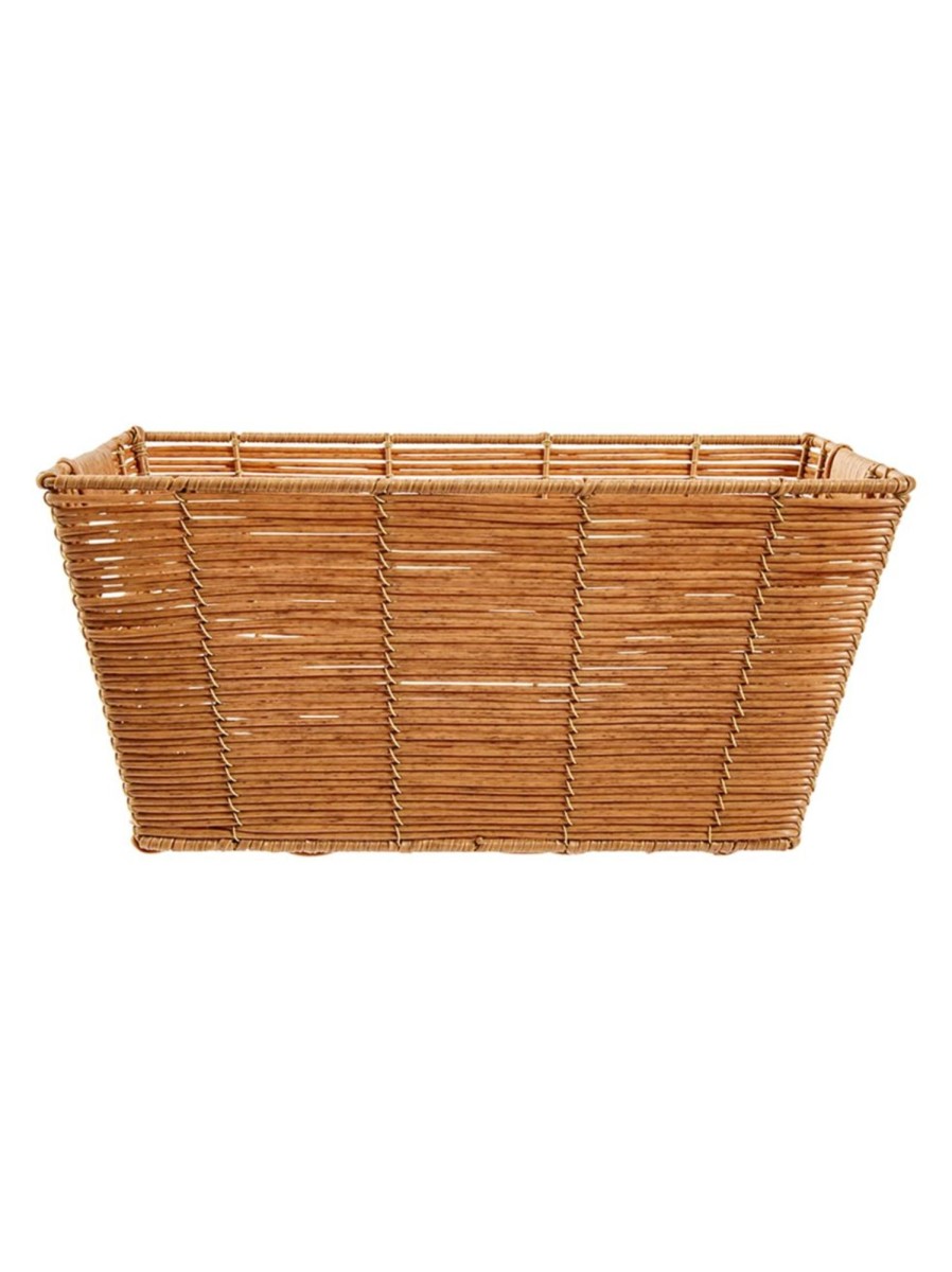 Home Living Anko Bathroom Storage & Accessories | Rattan-Look Tote Basket