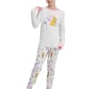 Kids & Baby Anko Girls | Girl'S 2-Piece Skinny-Rib Graphic Pyjama Set