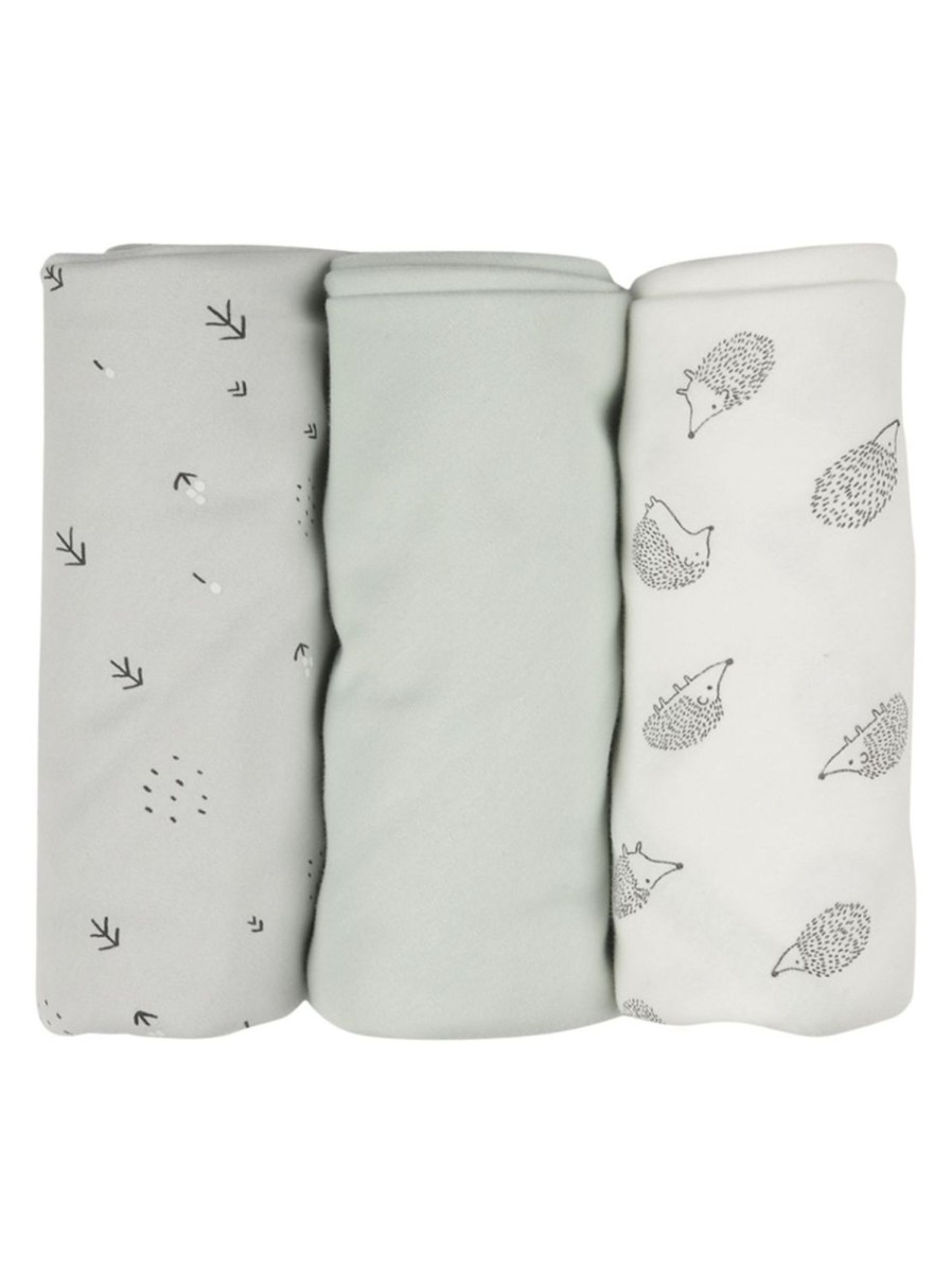 Kids & Baby Anko Sleep Sacks & Swaddles | 3-Pack Organic Cotton Woodlands-Print Baby Wraps