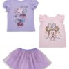 Kids & Baby Minnie Mouse Toddler Girls | Little Girl'S Disney Floral Minnie 3-Piece Set