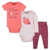 Kids & Baby Gerber | Baby'S 3-Piece Take Me Home Apple-Print Set