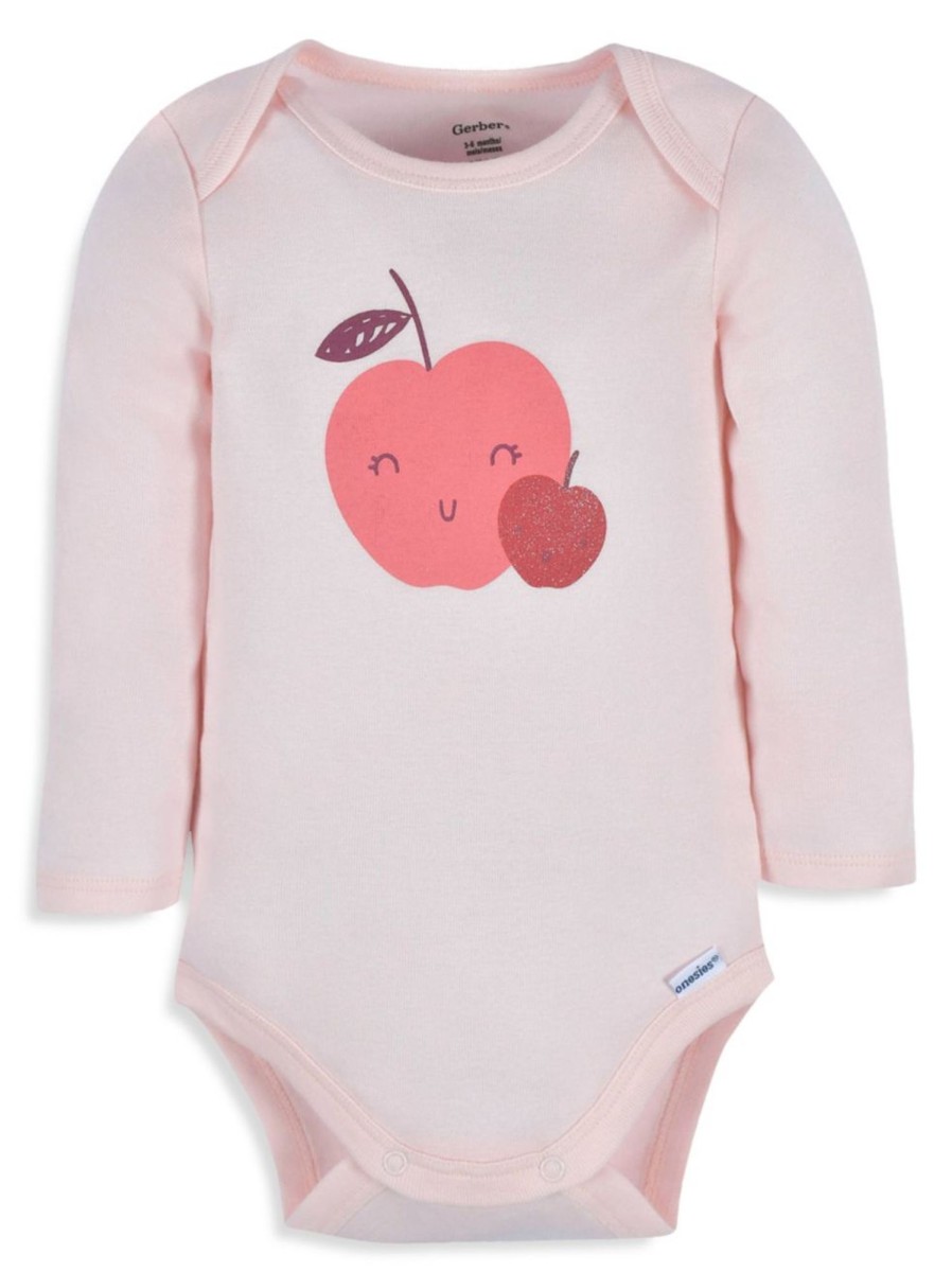 Kids & Baby Gerber | Baby'S 3-Piece Take Me Home Apple-Print Set