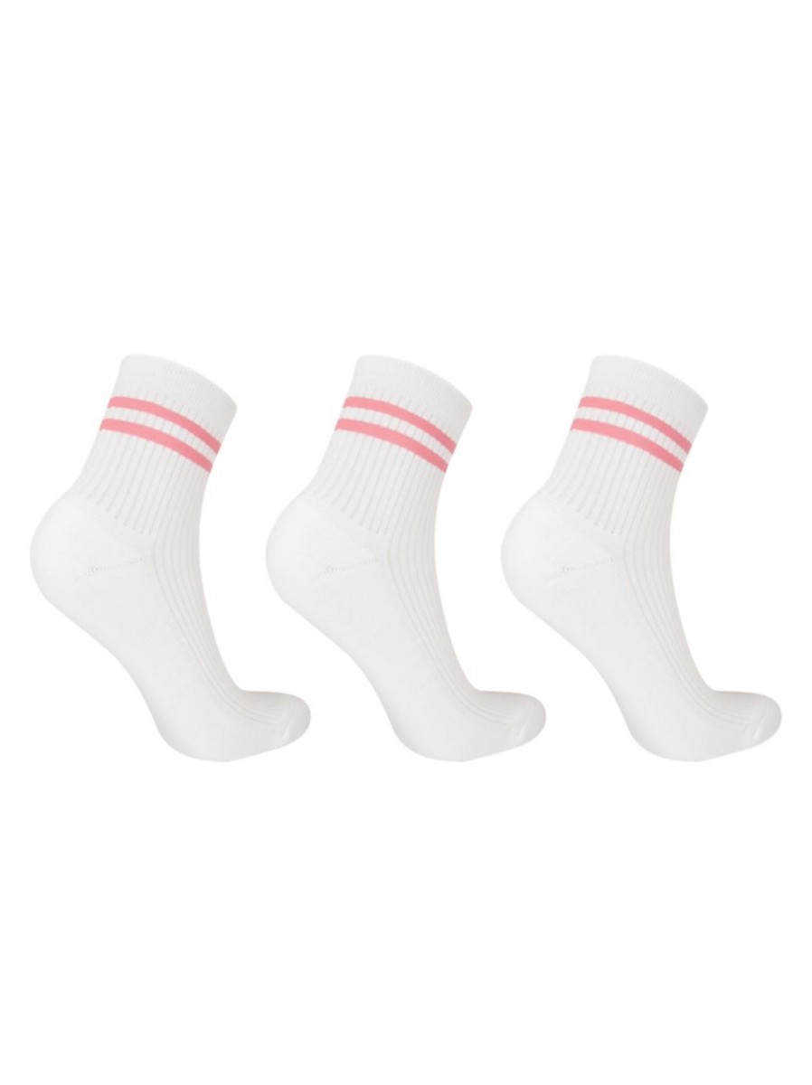 Men & Women Anko Socks | Women'S 3-Pair Quarter Crew Sports Socks