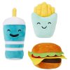 Pets Anko | 3-Piece Pet Toy Plush Hamburger Set