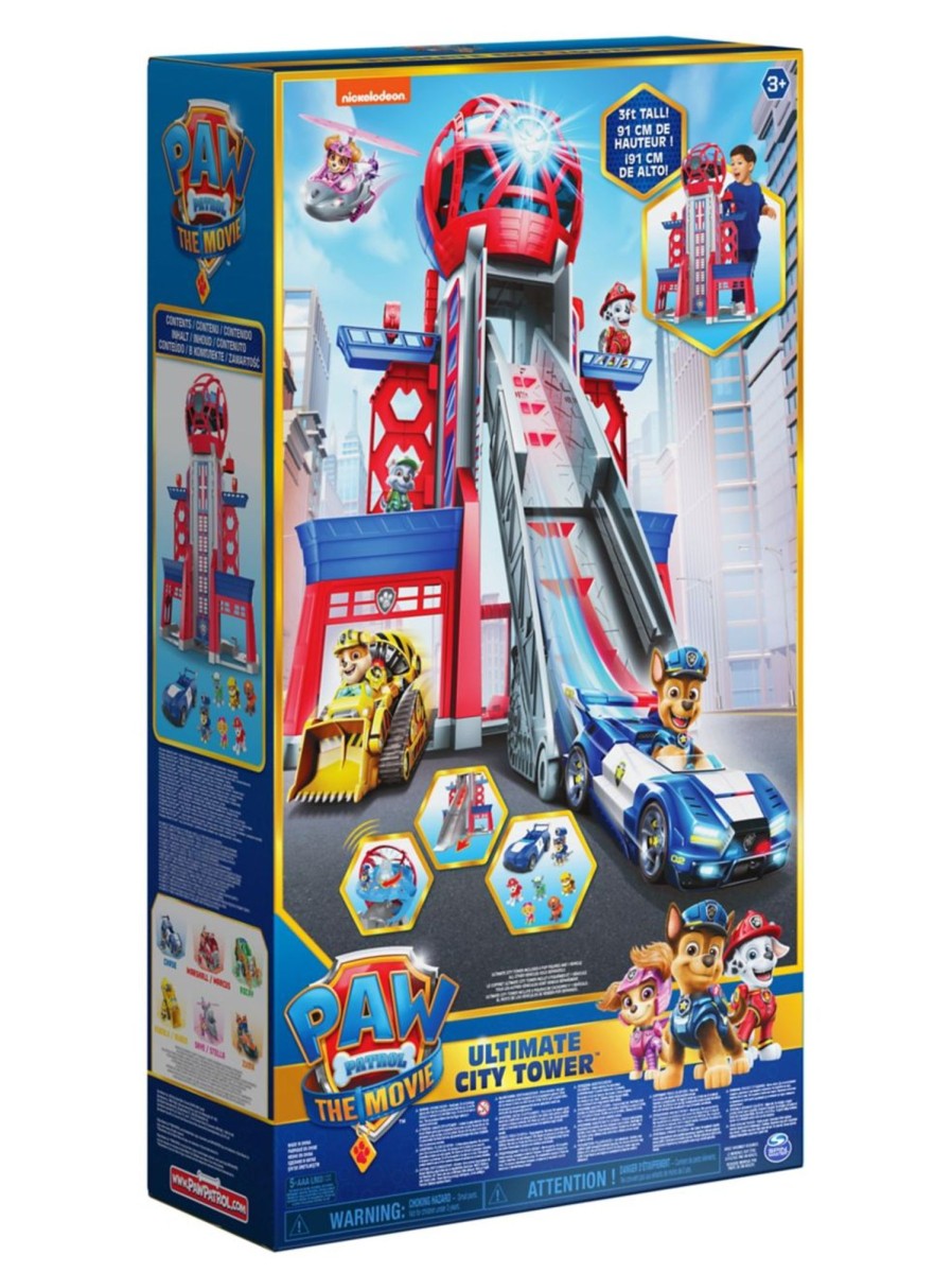 Toys Paw Patrol Infant & Toddler | Paw Patrol Movie Ultimate City Transforming Tower