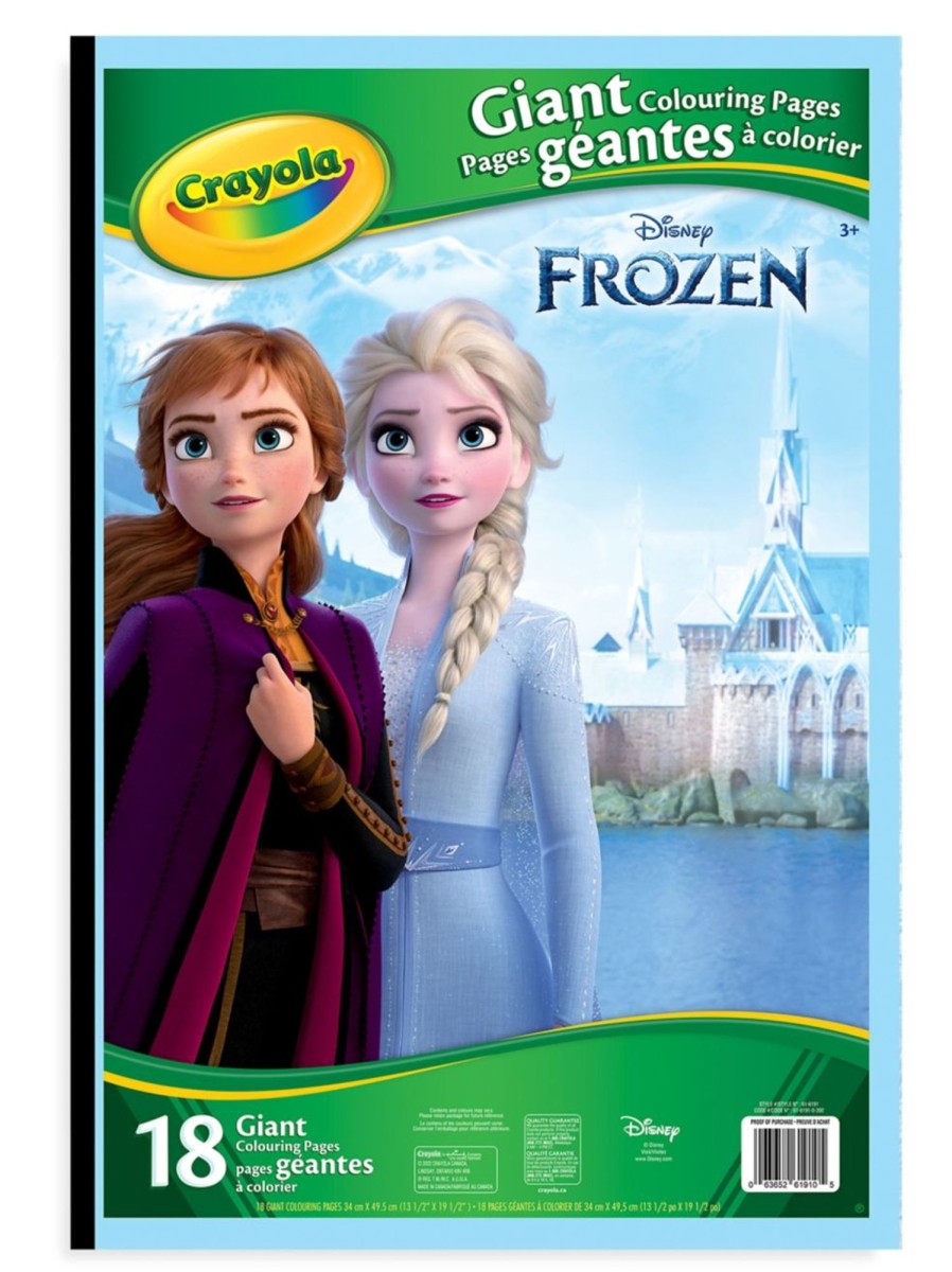 Toys Crayola Arts & Crafts | Frozen Giant Colouring Pages