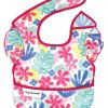 Kids & Baby Tiny Twinkle Nursing & Feeding | Baby'S Mom'S Choice Award Summer Floral Mess-Proof Easy Bib