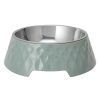 Pets Anko | Textured Melamine, Stainless Steel And Rubber-Base Dog Bowl - Extra Large