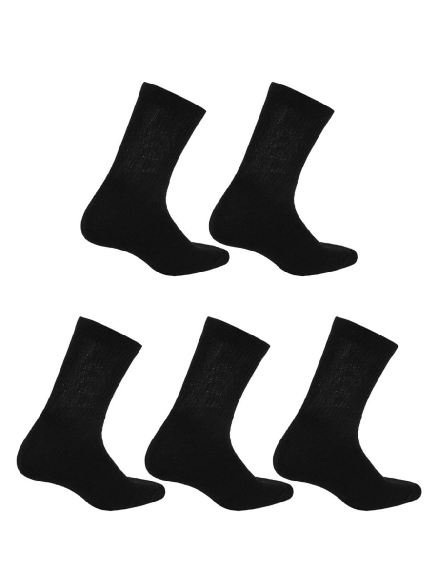 Men & Women Anko Underwear & Socks | Men'S 5-Pair Crew Sport Socks