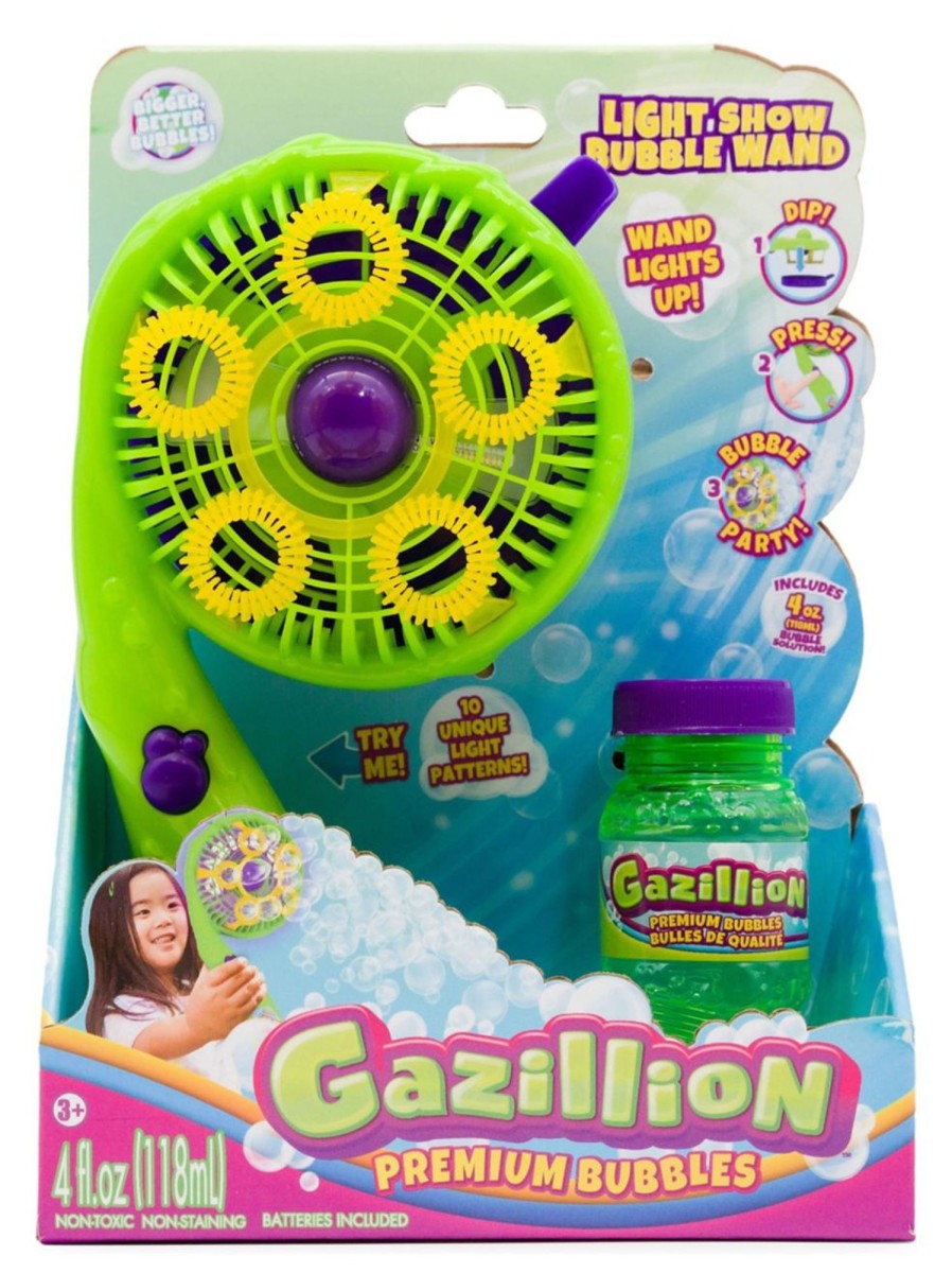 Toys Gazillion Infant & Toddler | Gazillion Light Show Bubble Wand