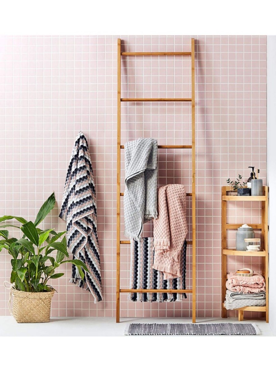 Home Living Anko Bathroom Storage & Accessories | 3-Tier Bamboo Corner Shelf