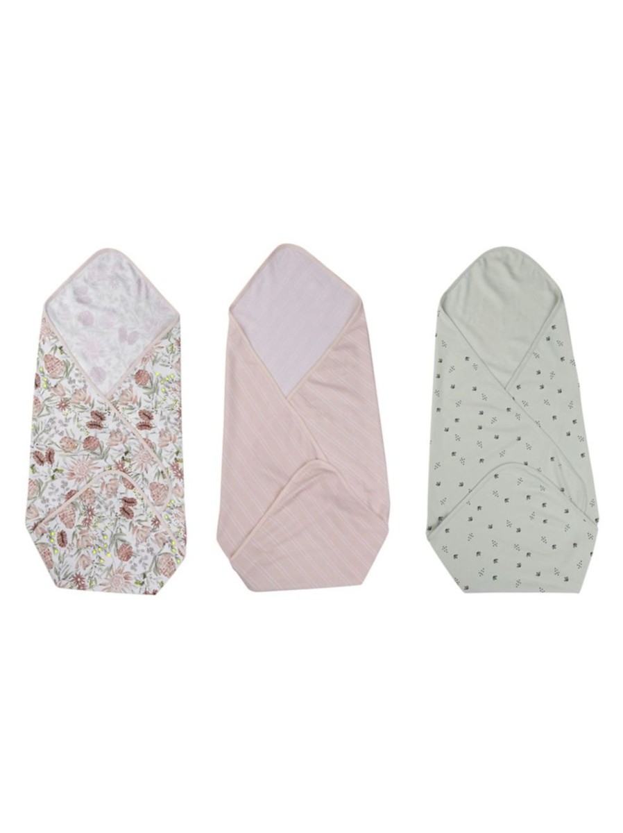 Kids & Baby Anko Sleep Sacks & Swaddles | 3-Pack Organic Cotton Baby Wraps