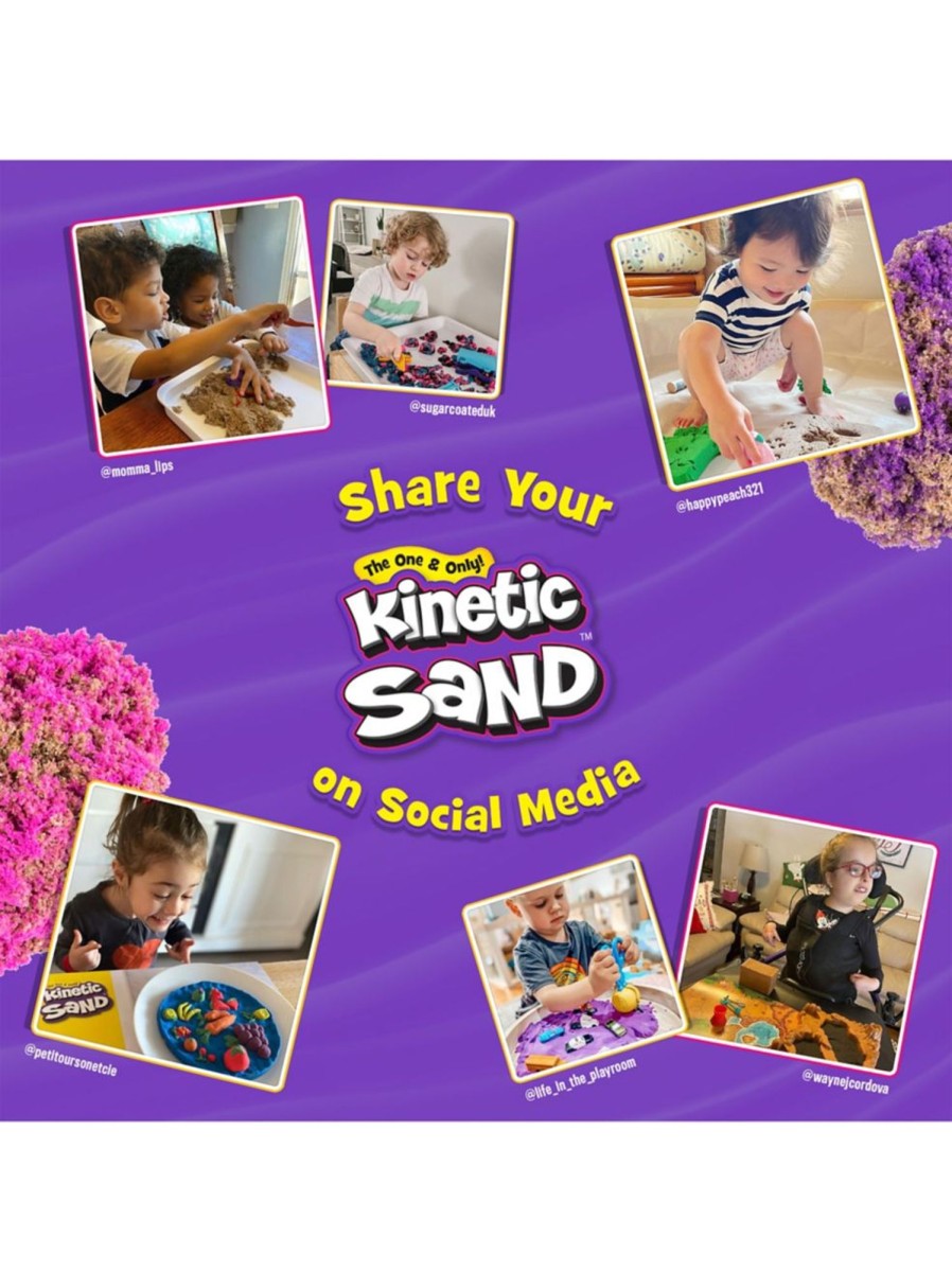 Toys Kinetic Sand Action Figures | Kinetic Sand Squish N' Create Play Set