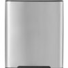 Home Living Anko Containers & Baskets | 6L Pedal-Open Brushed Stainless Steel Trash Bin