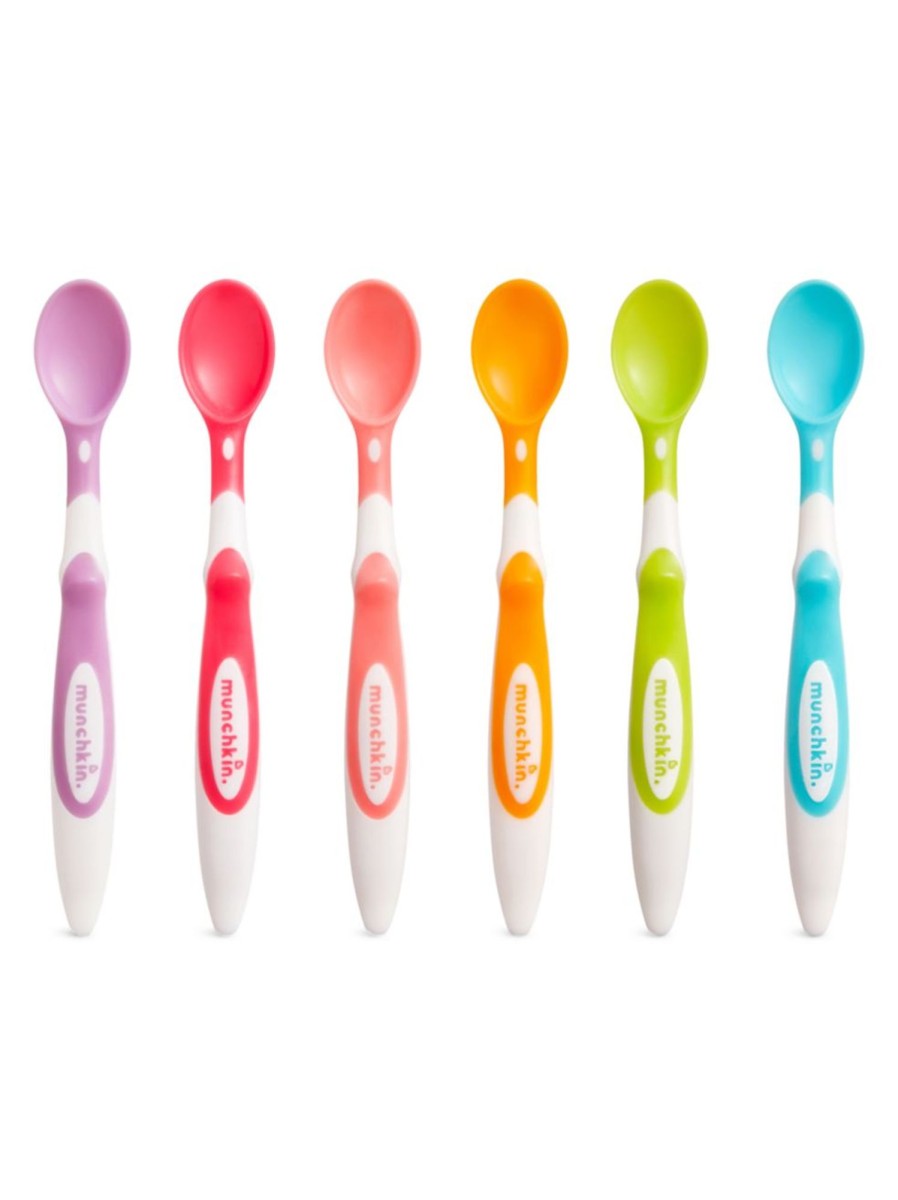 Kids & Baby Munchkin Nursing & Feeding | 6-Piece Soft-Tip Infant Spoons Set