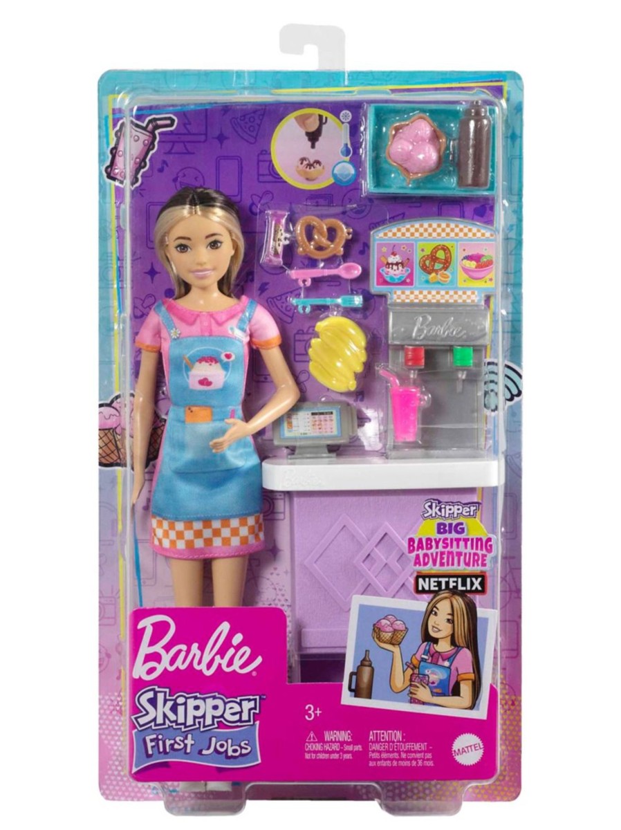 Toys Barbie Dolls & Doll Houses | Skipper First Jobs Doll And Accessories Set