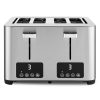 Home Living Salton | 4-Slice Stainless Steel Digital Toaster Et2084