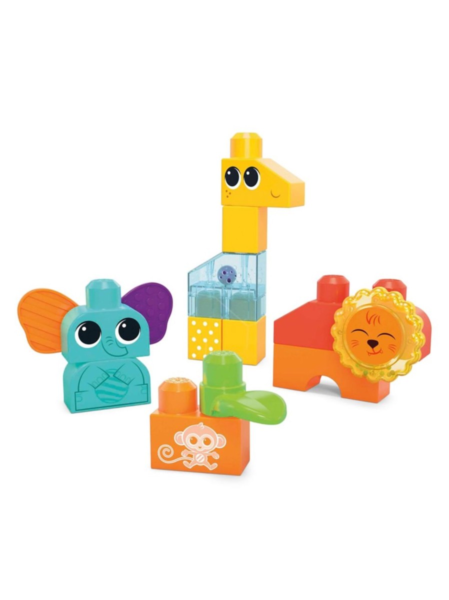 Toys Mega Bloks Infant & Toddler | Rock 'N Rattle Safari