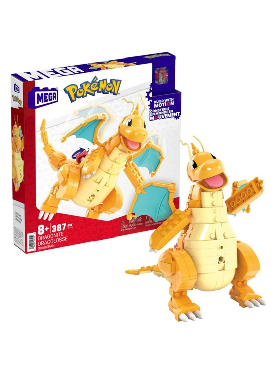 Toys Mega Construx Action Figures | Mega Pokemon Dragonite