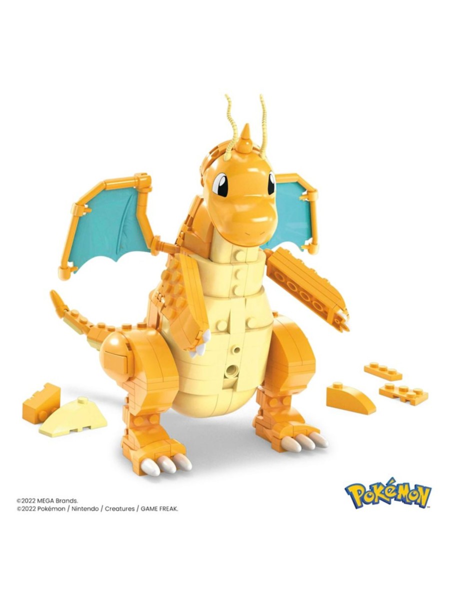 Toys Mega Construx Action Figures | Mega Pokemon Dragonite