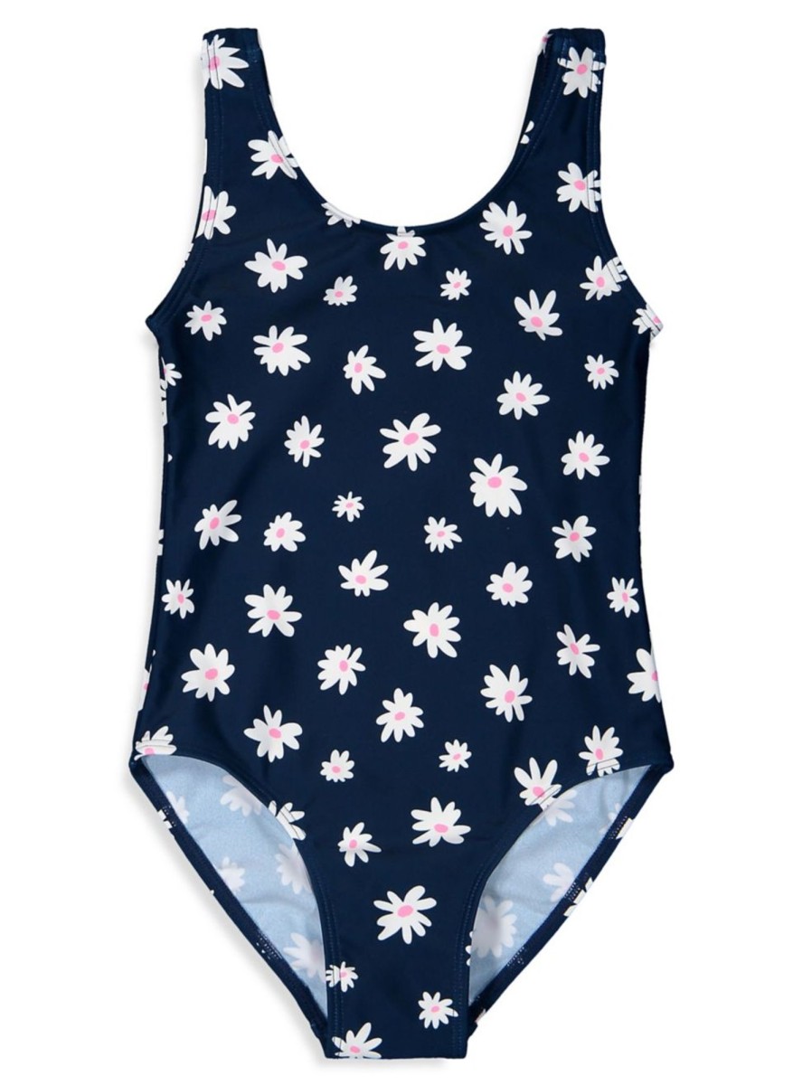 Kids & Baby Anko Toddler Girls | Little Girl'S Floral One-Piece Swimsuit