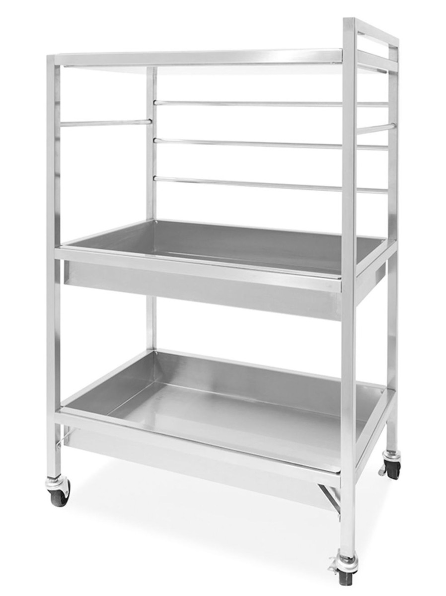 Home Living Anko Utensils & Organization | Stainless Steel Kitchen Trolley