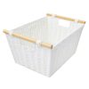 Home Living Anko Containers & Baskets | Medium Rectangle Bamboo Handle Basket