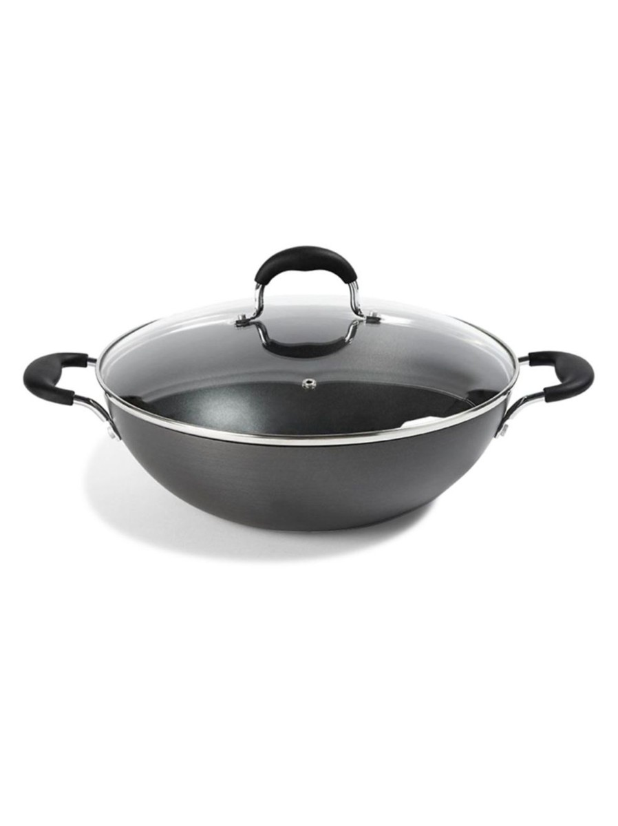 Home Living Anko Cookware | 32Cm Hard Anodized Wok