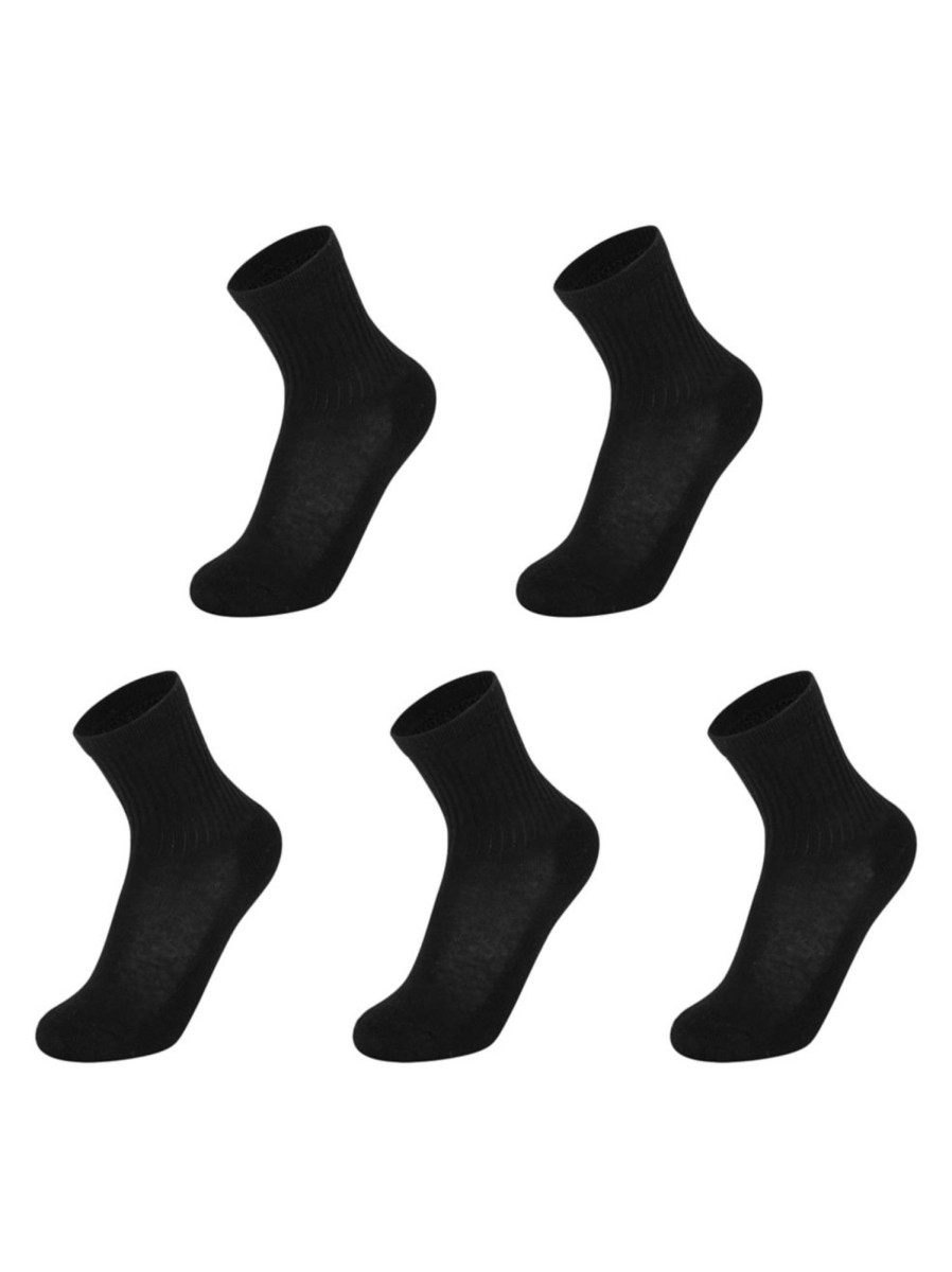 Kids & Baby Anko Underwear & Socks | Kid'S 5-Pack Value Crew Socks