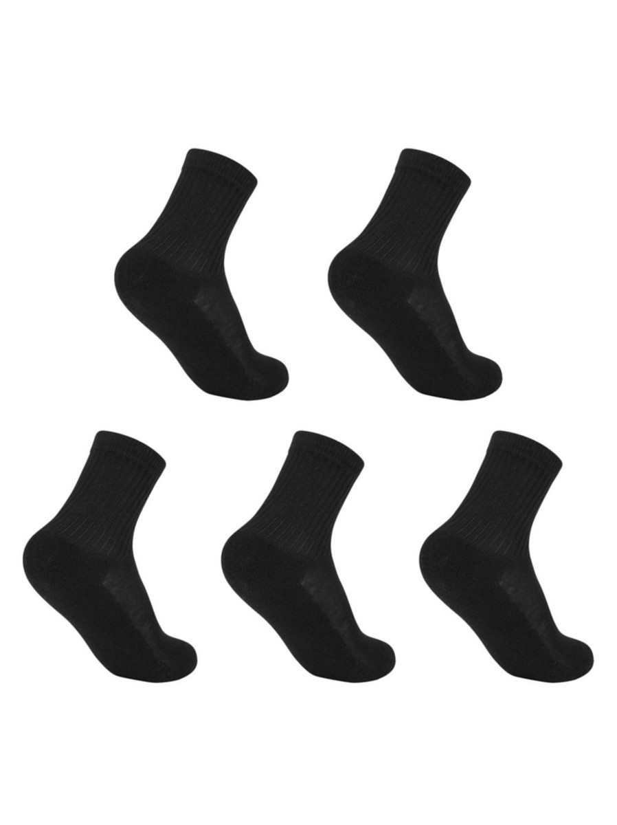 Kids & Baby Anko Underwear & Socks | Kid'S 5-Pack Value Crew Socks