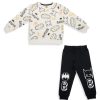 Kids & Baby Batman Toddler Boys | Little Boy'S Dc Comics Batman Sketches T-Piece Sweatshirt And Joggers Set