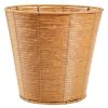 Home Living Anko Bathroom Storage & Accessories | Rattan-Look Tapered Waste Bin