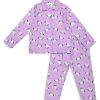 Kids & Baby Anko Toddler Girls | Little Girl'S 2-Piece Unicorn Flannel Pyjama Set