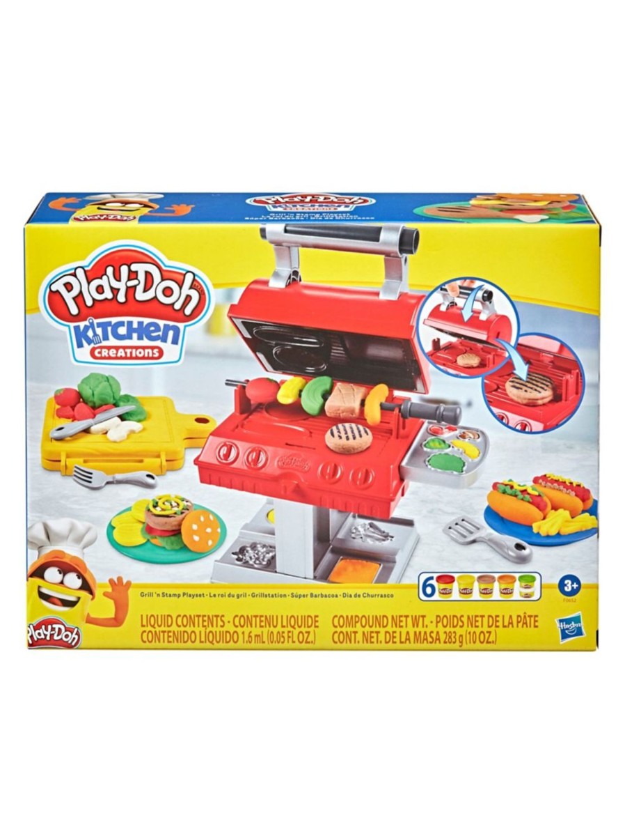 Toys Play-Doh Arts & Crafts | Kitchen Creations Grill 'N Stamp Playset