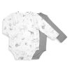 Kids & Baby Anko | Baby'S 2-Pack Long-Sleeve Organic Cotton Bodysuits