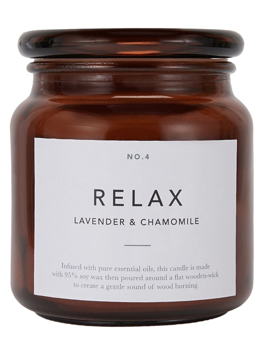 Wellness Anko Candles | Relax Lavender And Chamomile Soy Wax-Blend Scented Large Candle, 410G