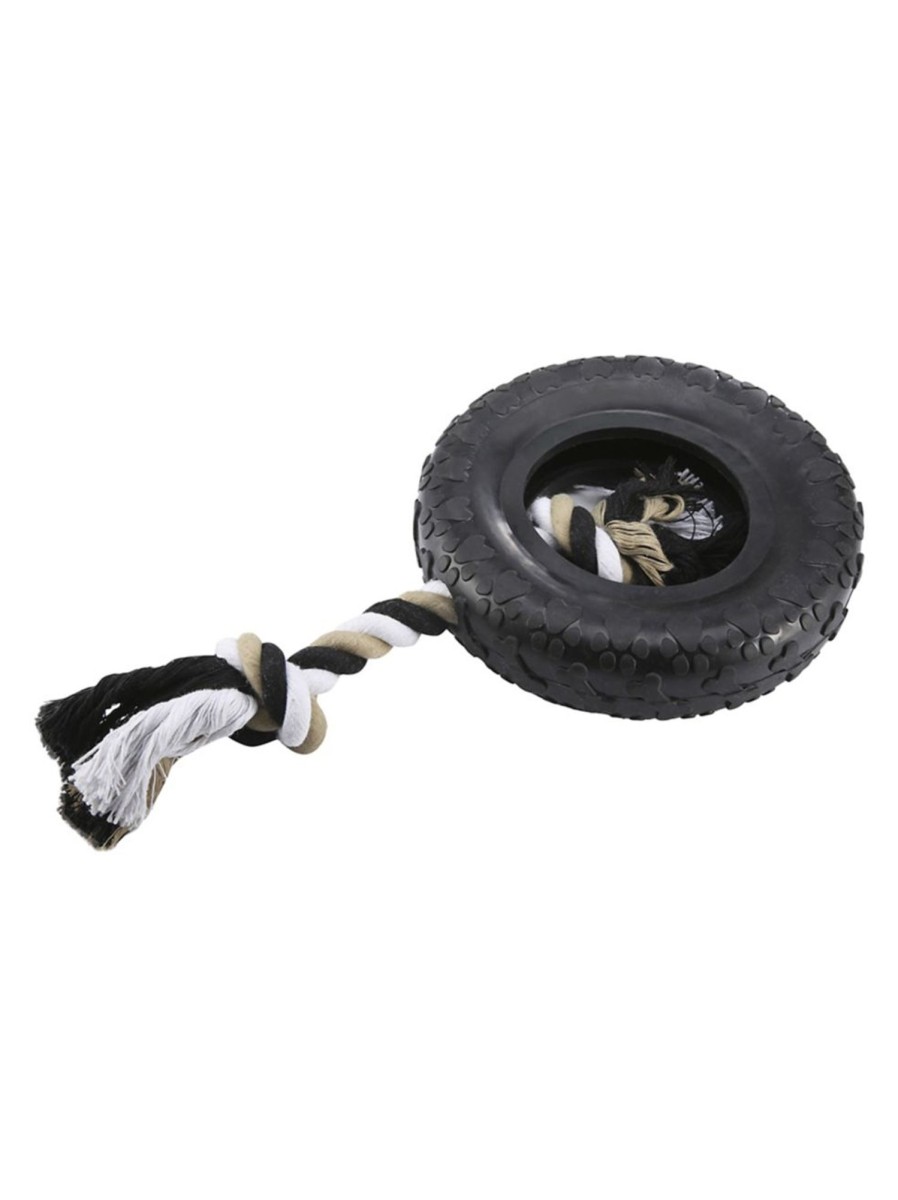 Pets Anko | Tire And Rope Dog Toy