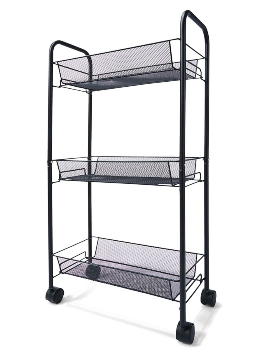 Home Living Anko Bathroom Storage & Accessories | Slim Line Metal Trolley