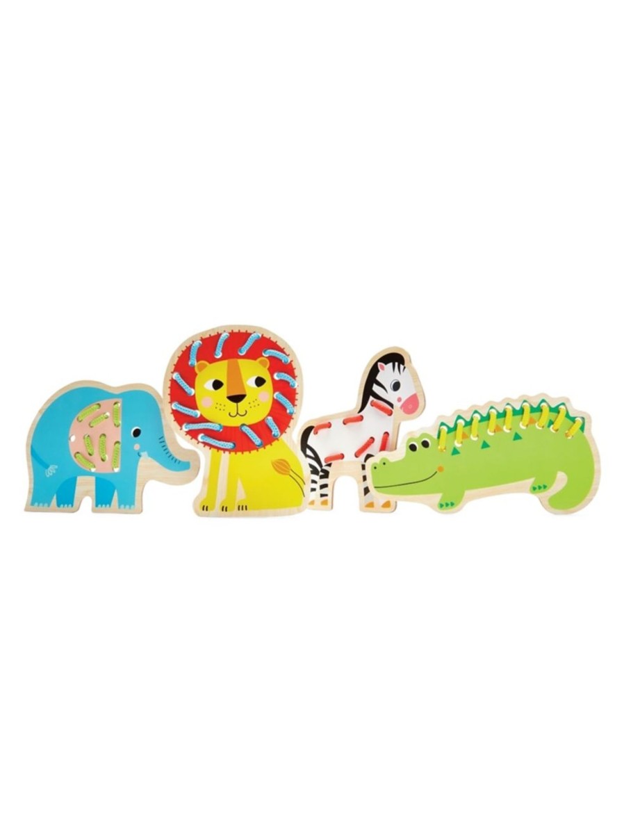 Toys Anko Arts & Crafts | Wooden Animals Threading Set