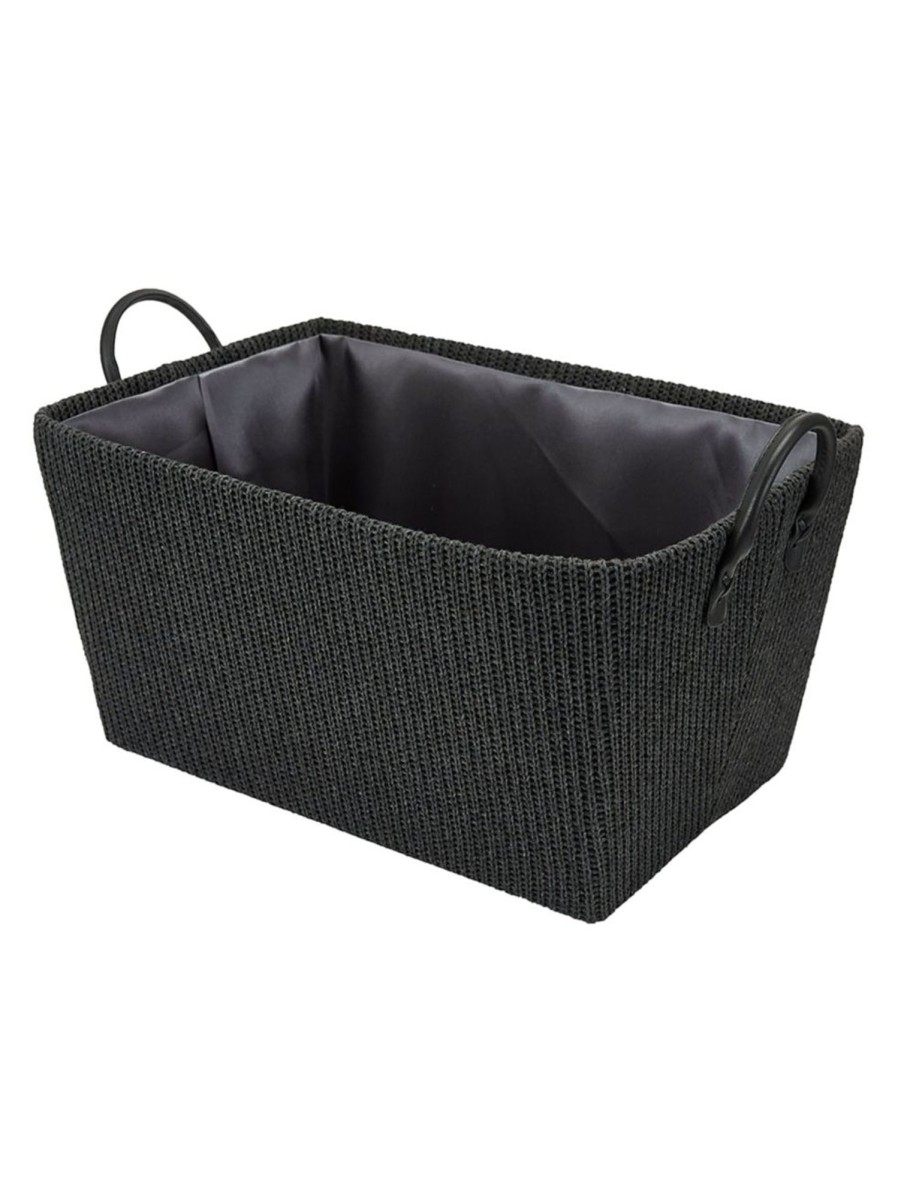 Home Living Anko Closet Storage | Tapered Knit Storage Basket