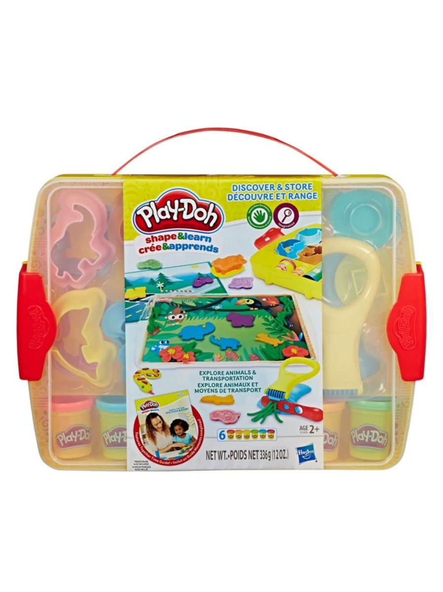 Toys Play-Doh Arts & Crafts | Shape And Learn Discover And Store Set