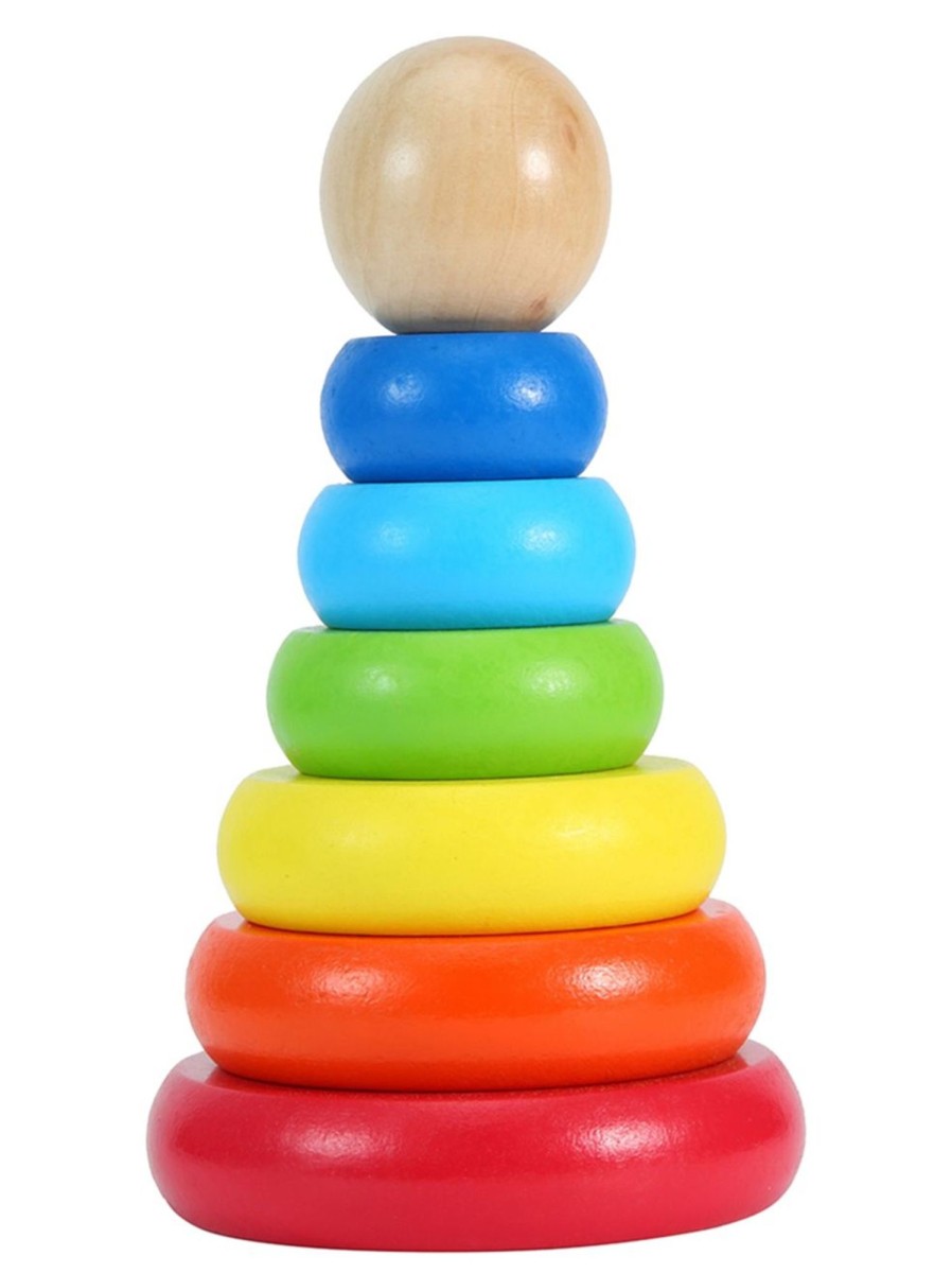 Toys Anko Infant & Toddler | Wooden Stacking Rings