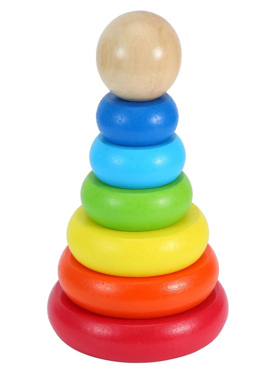 Toys Anko Infant & Toddler | Wooden Stacking Rings