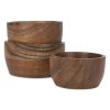 Home Living Anko Dinnerware | 3-Piece Acacia Mini Bowls Set